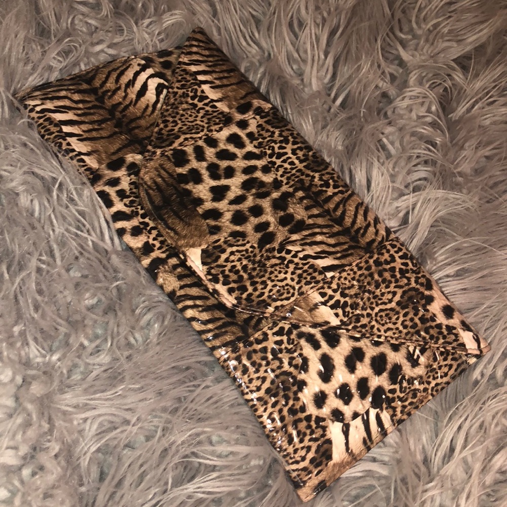 Animal Print Clutch